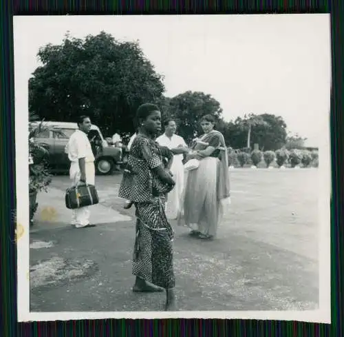 5x Foto 6x6 cm -  Südafrika Farmarbeit Kaffeeplantage ? Arbeiter und vieles mehr