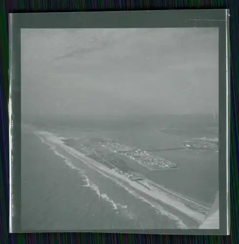 5x Foto 6x6 cm -  Südafrika Hafen Strand Wo ? Luftbild Fliegeraufnahme