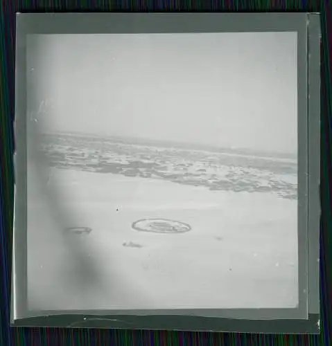 5x Foto 6x6 cm -  Südafrika Hafen Strand Wo ? Luftbild Fliegeraufnahme