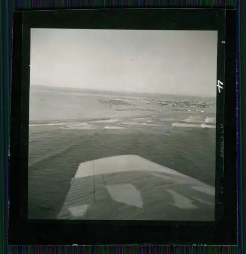 3x Foto 6x6 cm -  Südafrika Stadt Strand Wo ? Luftbild Fliegeraufnahme