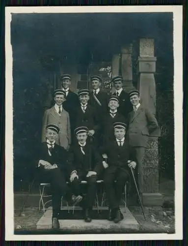 Foto Marburg an der Lahn, Studenten Studentika kleine Gruppe 1933