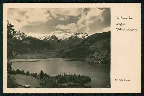 4x alte Ansichtskarten Zell am See in Salzburg, Diverse Ansichten um 1940