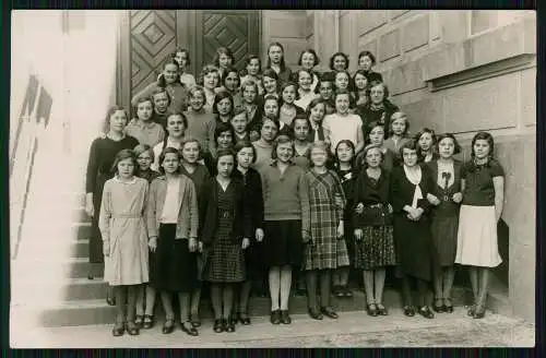 19x Foto Bad Nauheim Wetteraukreis Hessen - Schulentlassung 1933 Mädchen Zöpfe