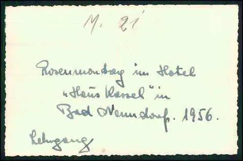 9x Foto AK Bad Nenndorf Hotel Kassel Rosenmontag Karneval mit Innenansicht Küche