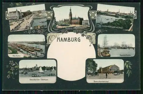 7x AK alte Ansichtskarte Postkarte Hamburg diverse Ansichten 1910-30