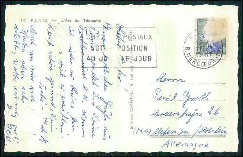 10x Foto AK Paris Frankreich Chantal u. Yvon Postcards um 1940 diverse Ansichten