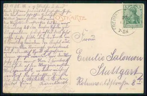AK Ehlenbogen Alpirsbach Ehlenbogenthal, Ort mit Umgebung 1908 gelaufen