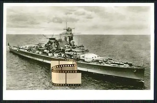 Foto AK Panzerschiff - Deutschland bzw. Lützow - Kriegsschiff deutsche Marine