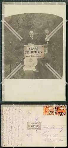 Orig. Foto AK Köln Wandertag mit Schwiegereltern nach Herne 1920 gelaufen