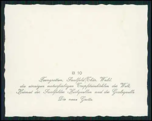 10x Foto Saalfeld an der Saale Thüringen, Feengrotten diverse Ansichten 1939