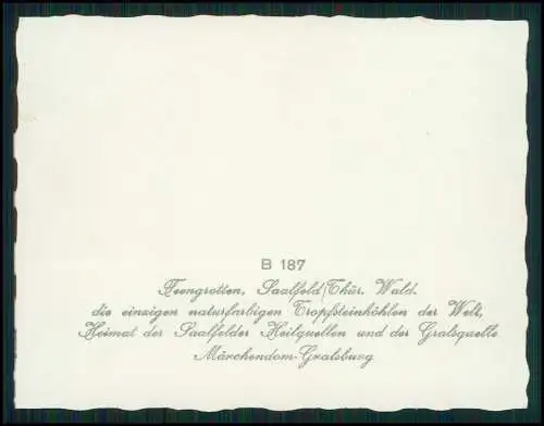 10x Foto Saalfeld an der Saale Thüringen, Feengrotten diverse Ansichten 1939