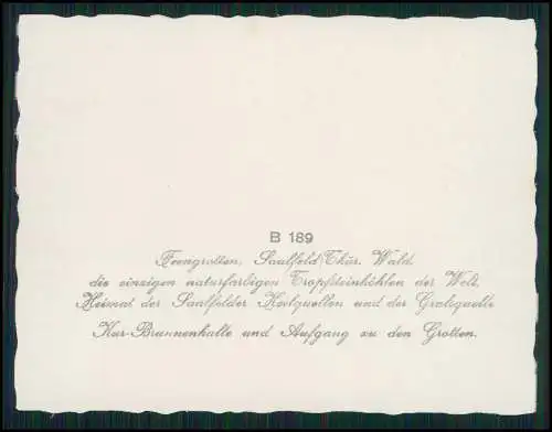 10x Foto Saalfeld an der Saale Thüringen, Feengrotten diverse Ansichten 1939