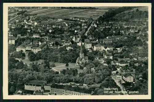 AK Thale im Harz von der Rosstrappe gesehen 1942 Feldpost gelaufen