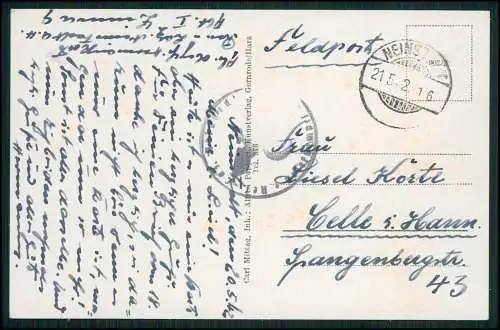 AK Brocken Nationalpark Harz mit Teufelskanzel 1942 Feldpost gelaufen