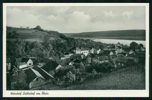 AK Leubsdorf am Rhein Weindorf Weinbruderschaft Mittelrhein-Siebengebirge 1936