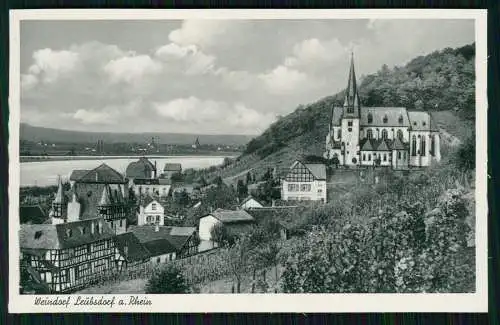 AK Leubsdorf am Rhein Weindorf Weinbruderschaft Mittelrhein-Siebengebirge 1936