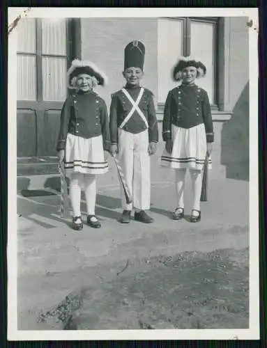 7x Kinder Karneval Köln am Rhein Weiden Lindenthal Bahnhofstraße Hinterhof 1936