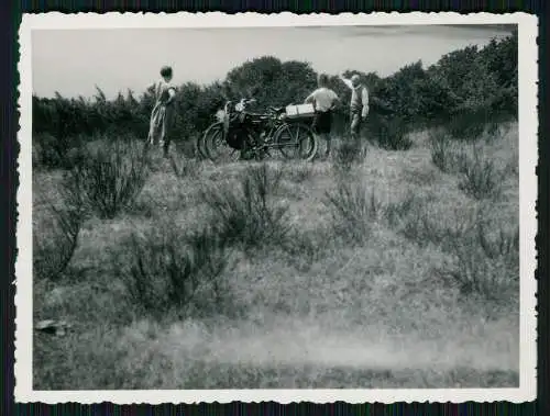 4x Foto Fahrrad Reise 1933 Cochem Alte Torschenke Baden und Rast an der Mosel