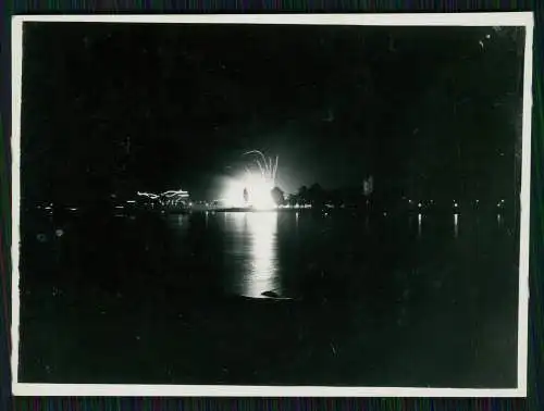 4x Foto Der Rhein in Flammen 1930 Breisig Bonn Bingen Koblenz Oberwesel Goar ?