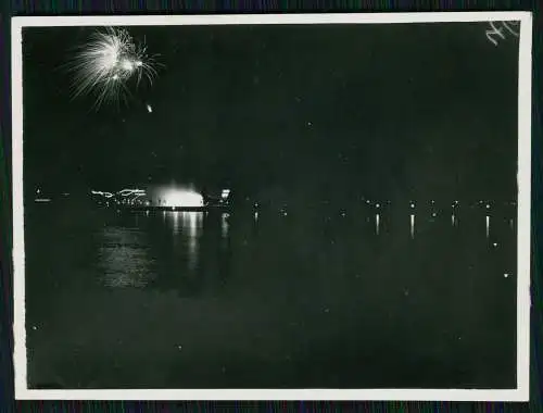 4x Foto Der Rhein in Flammen 1930 Breisig Bonn Bingen Koblenz Oberwesel Goar ?