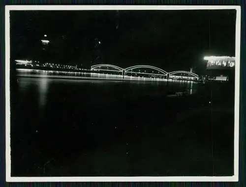 4x Foto Der Rhein in Flammen 1930 Breisig Bonn Bingen Koblenz Oberwesel Goar ?