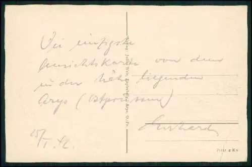 AK Ansichtskarte Postkarte Orzysz Arys Ostpreußen, Etablissement Budda 1942
