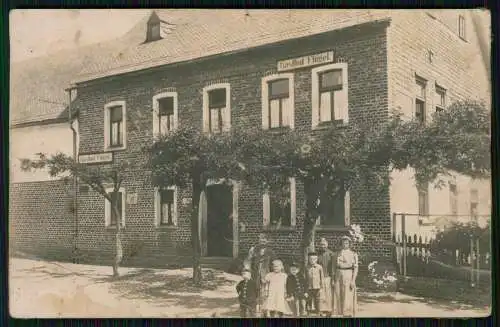 Foto AK Gasthof Flügel Wirtschaft Bäckerei und  Mehlhandlung Peter Flügel 1910