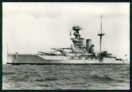 Foto AK Kriegsschiff HMS Barham Schlachtschiff Queen-Elizabeth-Kl. Royal Navy