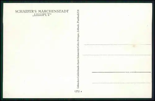 AK Ansichtskarte Postkarte Märchenstadt Liliput, Schäfers Liliputaner