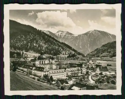 12x Foto Kloster Ettal Benediktinerabtei im Dorf Ettal in Oberbayern 1939