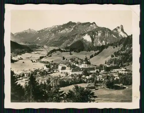 12x Foto Kloster Ettal Benediktinerabtei im Dorf Ettal in Oberbayern 1939