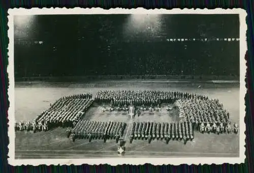 3x Foto Berlin Wehrmacht Soldaten Zapfenstreich und andere bei Nacht um 1936