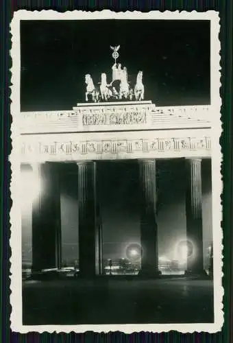 3x Foto Berlin Wehrmacht Soldaten Zapfenstreich und andere bei Nacht um 1936