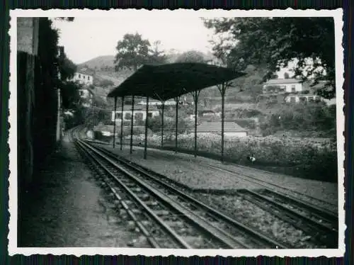 Foto Wiesbaden, Nero Bergbahn, Bahnhof Bahnstation Haltestelle Gleise 1936