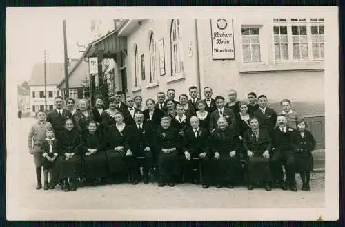 Foto AK Gesellschaft Bayerisches Wirtshaus Gasthof - Pschorr Bräu München 1939