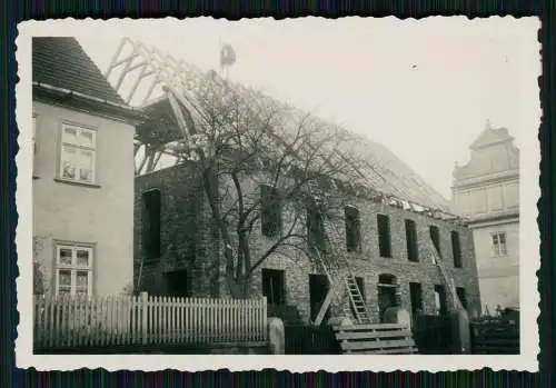 6x Foto Stadt Dorf in Deutschland Wo ? Gebäude Amt oder ähnlich um 1940