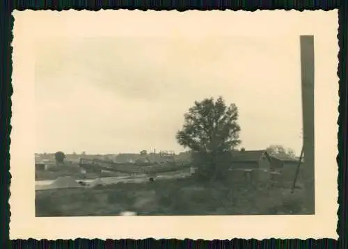 7x Foto Wehrmacht Kriegszerstörungen Belgien Frankreich  1940-41