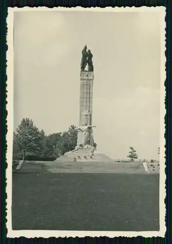 2x Foto Wehrmacht Belgien Denkmal DEN HELDEN VON LONCIN 1914-1918