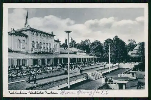 4x Ansichtskarten Bad Nauheim im Wetteraukreis Hessen Ansichten 1943 gelaufen