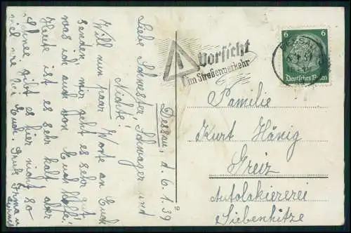 3x AK Ansichtskarte Postkarte Dessau Sachsen Anhalt Ansichten 1939-43 gelaufen