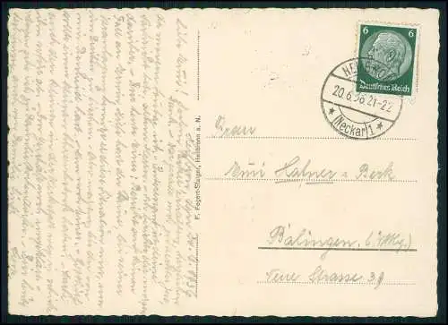 6x alte Ansichtskarte Heilbronn Neckar diverse Ansichten gelaufen vor 1945