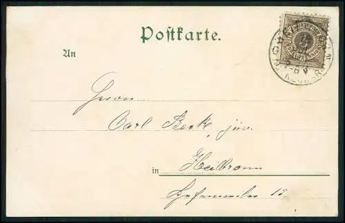6x alte Ansichtskarte Heilbronn Neckar diverse Ansichten gelaufen vor 1945