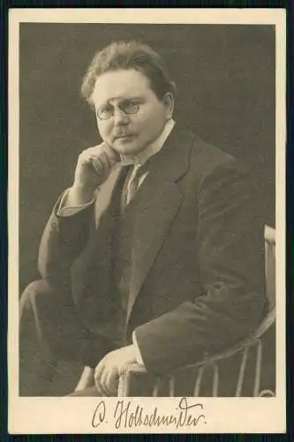 Foto AK Theater Dortmund 1911-13 - Schauspieler Holtschneider ? Portrait Widmung