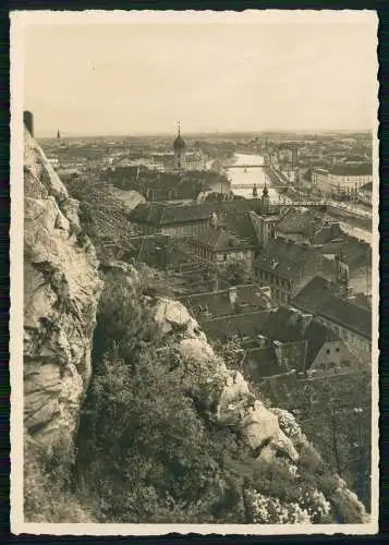 Foto AK Graz Steiermark Blick gegen Süden vom Schlossberg 1941