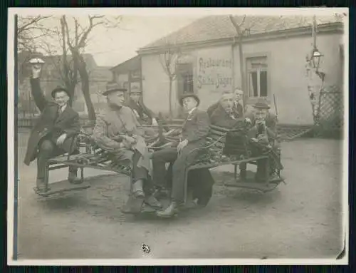 Foto Restaurant Gaststätte zum Sächsischer Jäger 1922 weitere Info Rückseite