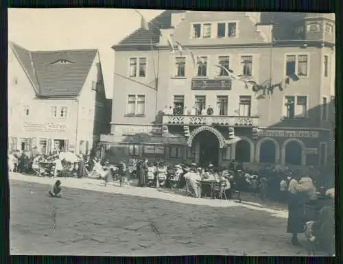 Foto Wehlen an der Elbe Sachsen, Hotel Restaurant Deutsches Reich 1915-20