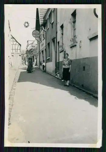 Foto Straußwirtschaft Wein Altena ? Märkischer Kreis 1940 Straßenansicht Werbung