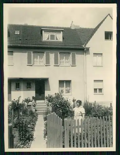 2x Foto Bonn Mondorfer Str.? 9 u. 10 Haus 1937 fertig Haus einer Vierhaus Gruppe