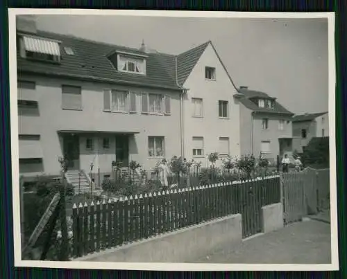 2x Foto Bonn Mondorfer Str.? 9 u. 10 Haus 1937 fertig Haus einer Vierhaus Gruppe