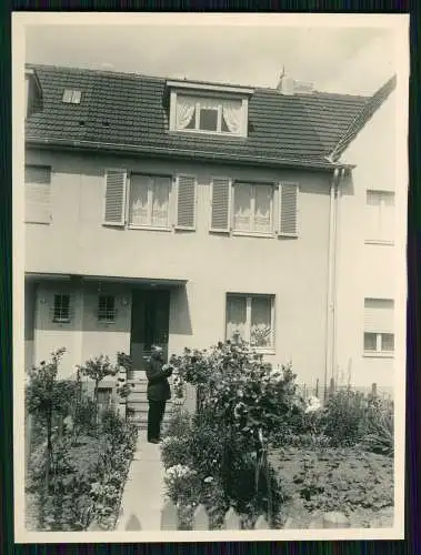 2x Foto Bonn Mondorfer Str.? 9 u. 10 Haus 1937 fertig Haus einer Vierhaus Gruppe